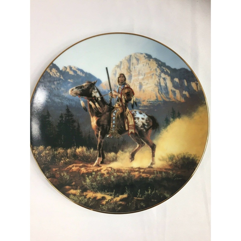 1992 "Top Gun" Mystic Warrior Plate Collection by Chuck Ren